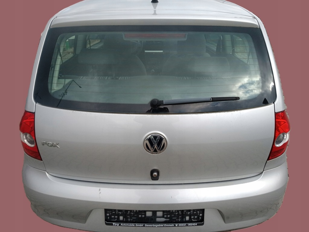 фото №1, Крышка багажника задняя vw fox la7w
