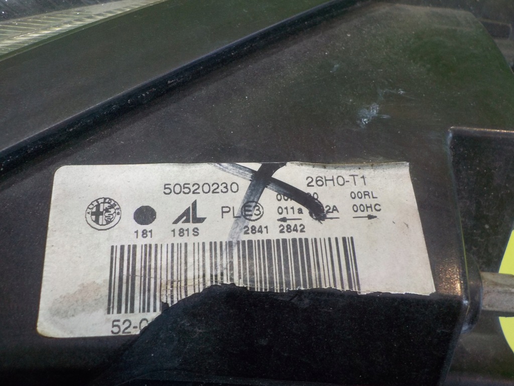 фото №6, Alfa romeo giulietta 1.4 t 10r лампа правая перед 50520230