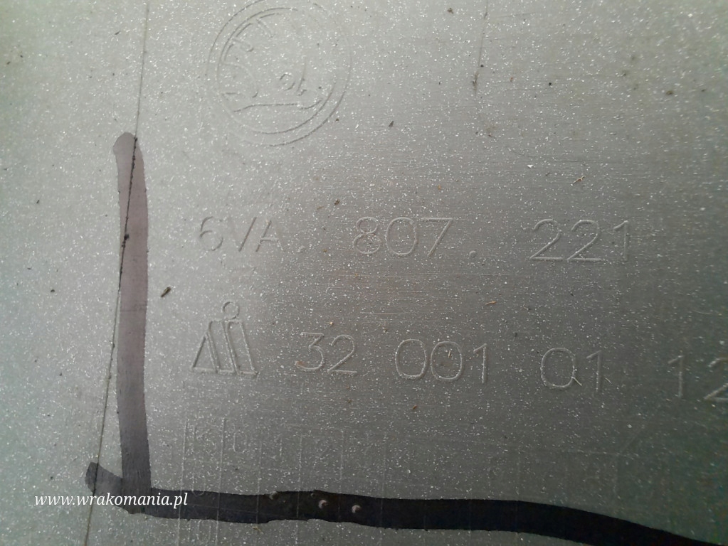 фото №11, Skoda fabia iv 2001- бампер перед передний 6va807221