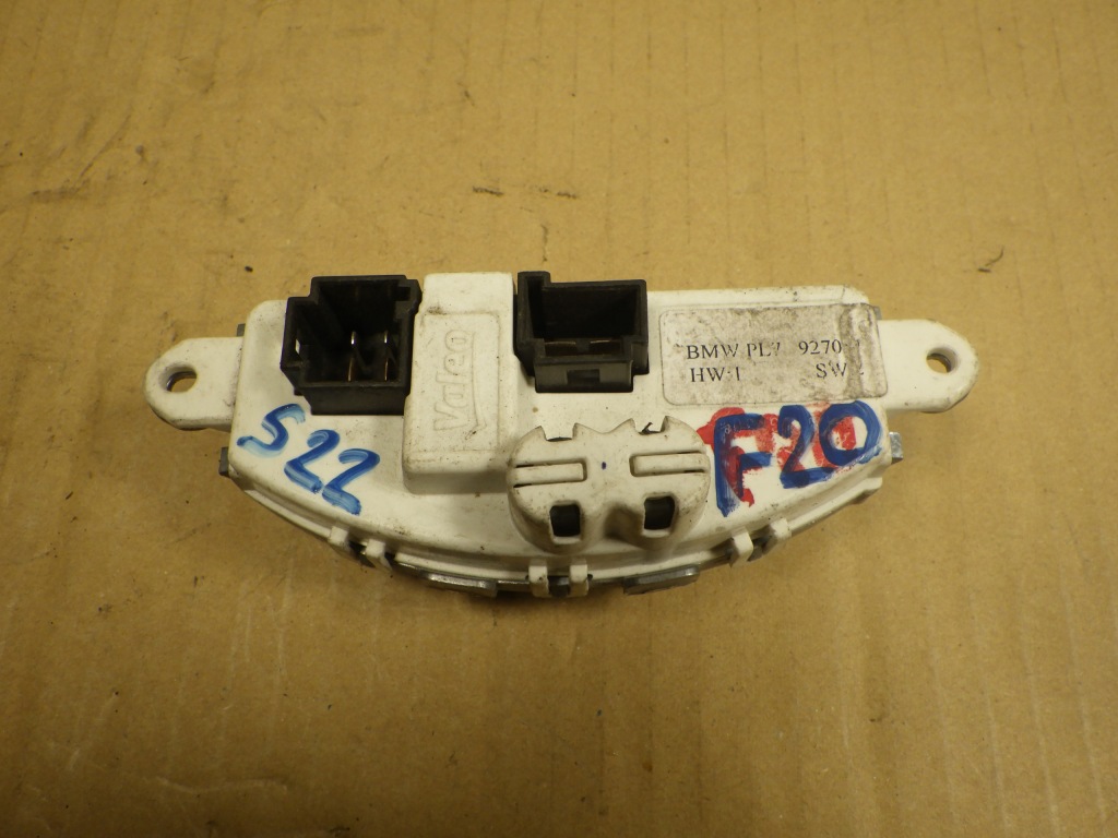 фото №1, Bmw f20 f30 резистор резистор вентилятор 9270254