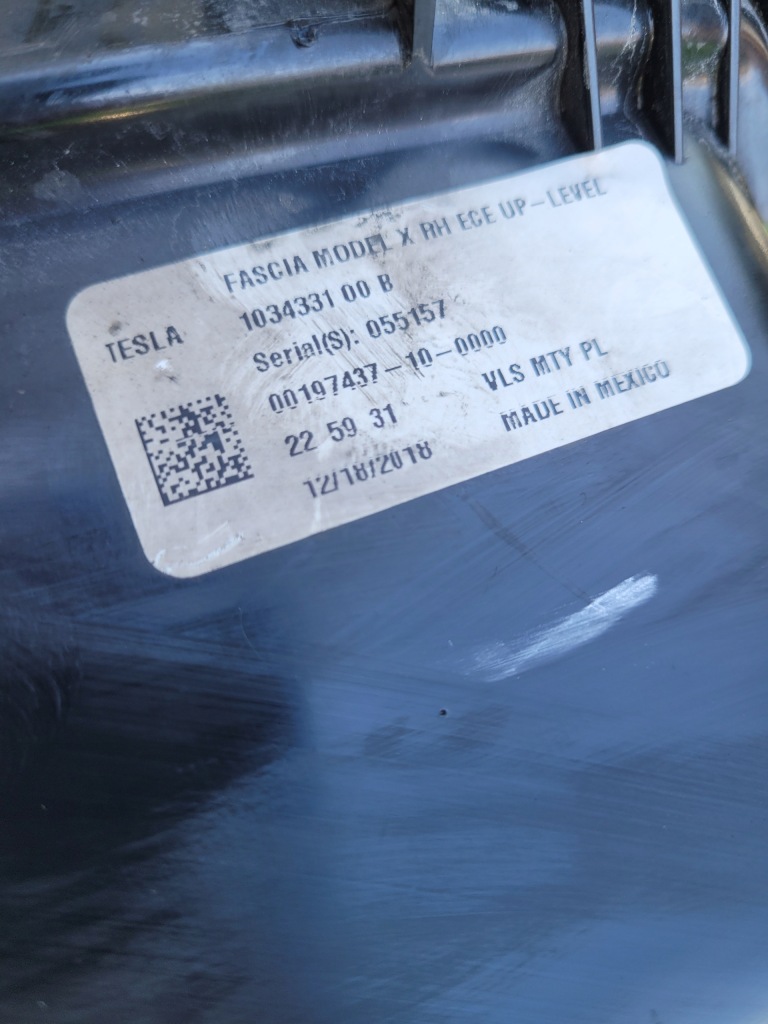 Tesla x протитуманна фара led правий drl ece up-level eu Київ