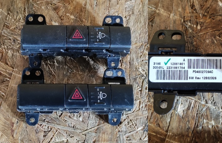 Купить Переключатель панель dodge caliber p04602709ac