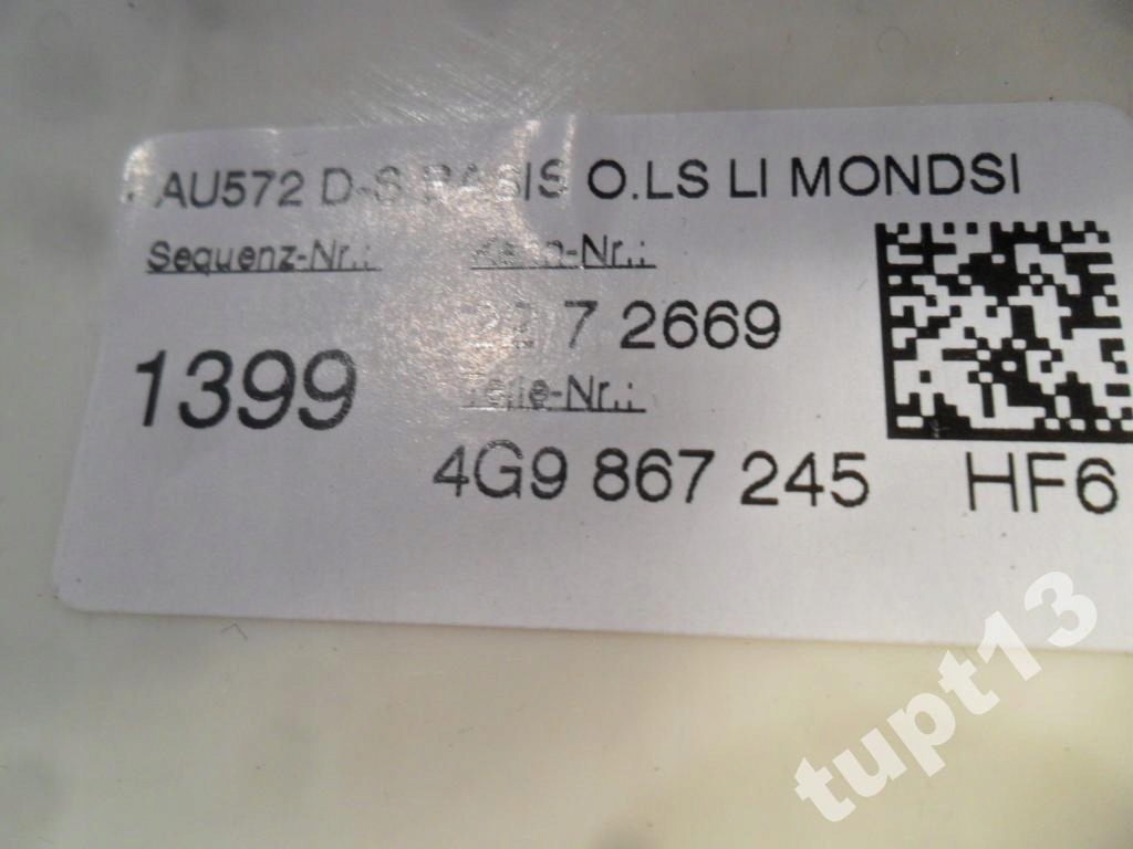 фото №2, Audi allroad 4g0 оббивка стійка ліва