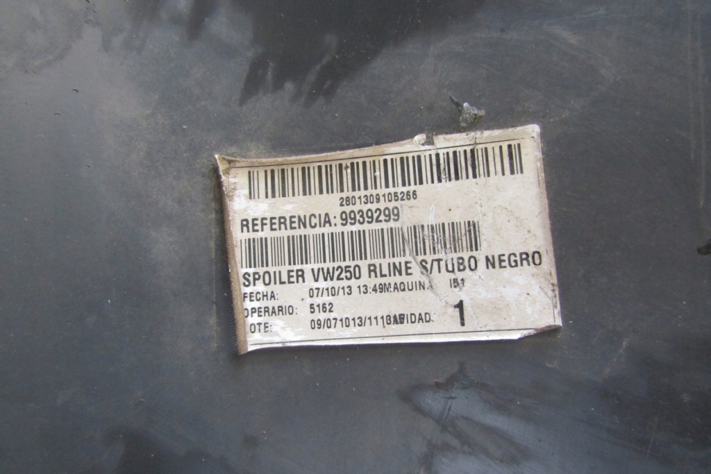 фото №9, Спойлер накладка диффузор бампер задняя vw polo v 5 6r r line 09-