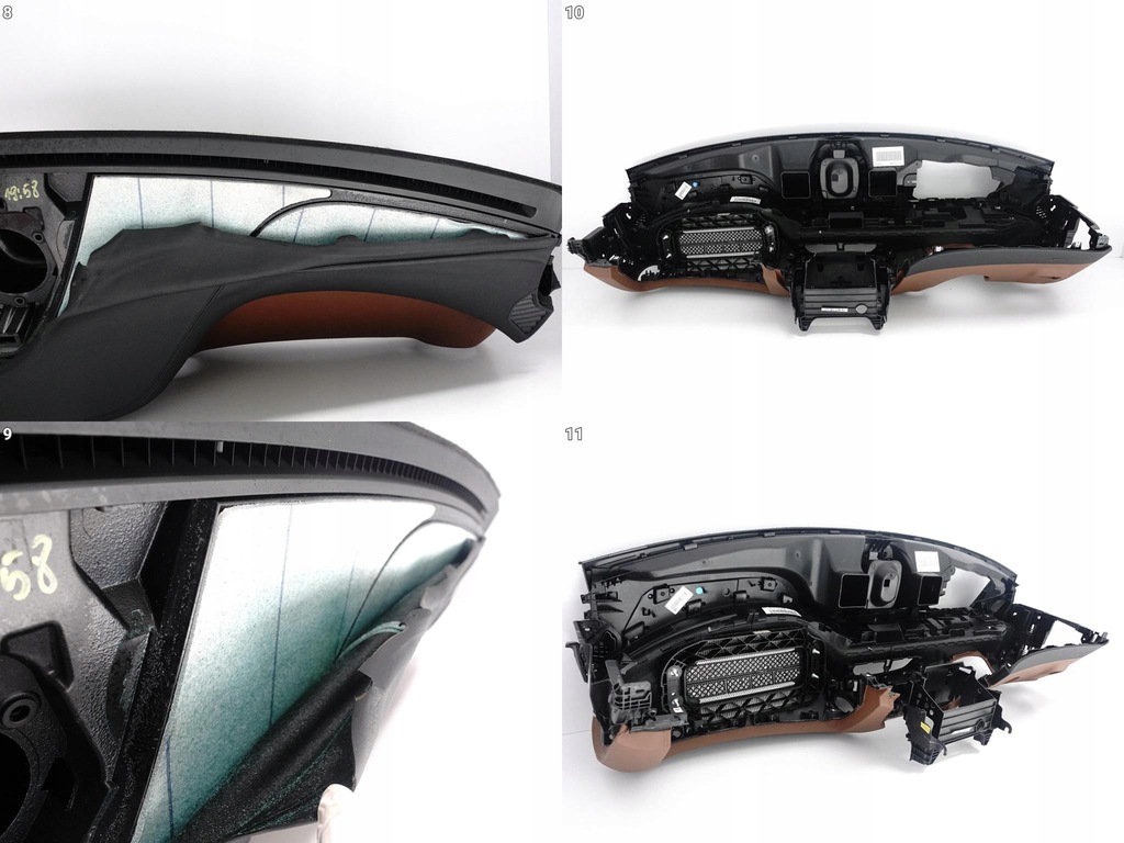 фото №9, Mercedes s-klasa coupe cabrio c217 a217 14-20 консоль панель приладів панель приладів шкіра