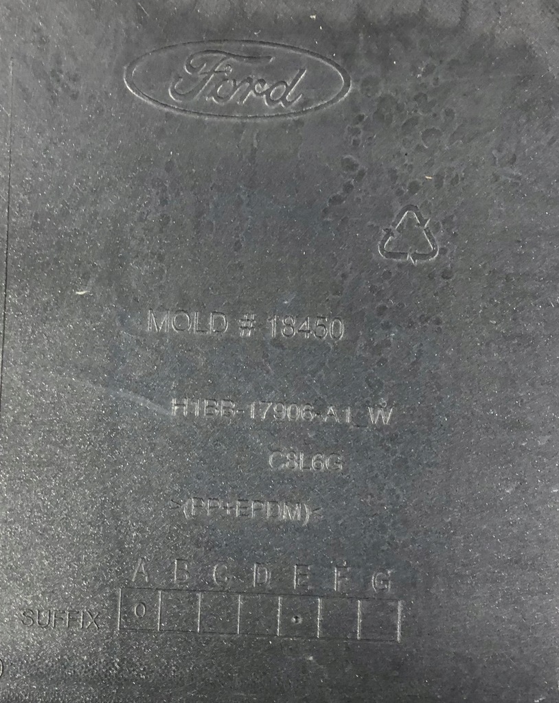 фото №13, Ford fiesta mk8 17- бампер задняя задний h1bb-17906-a1