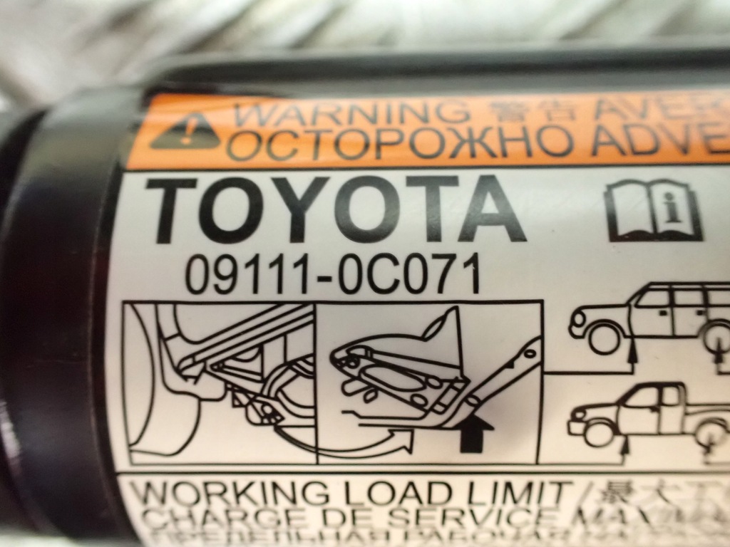 фото №11, Домкрат подъемник ключ do переключения kół kpl. toyota tundra 2022-