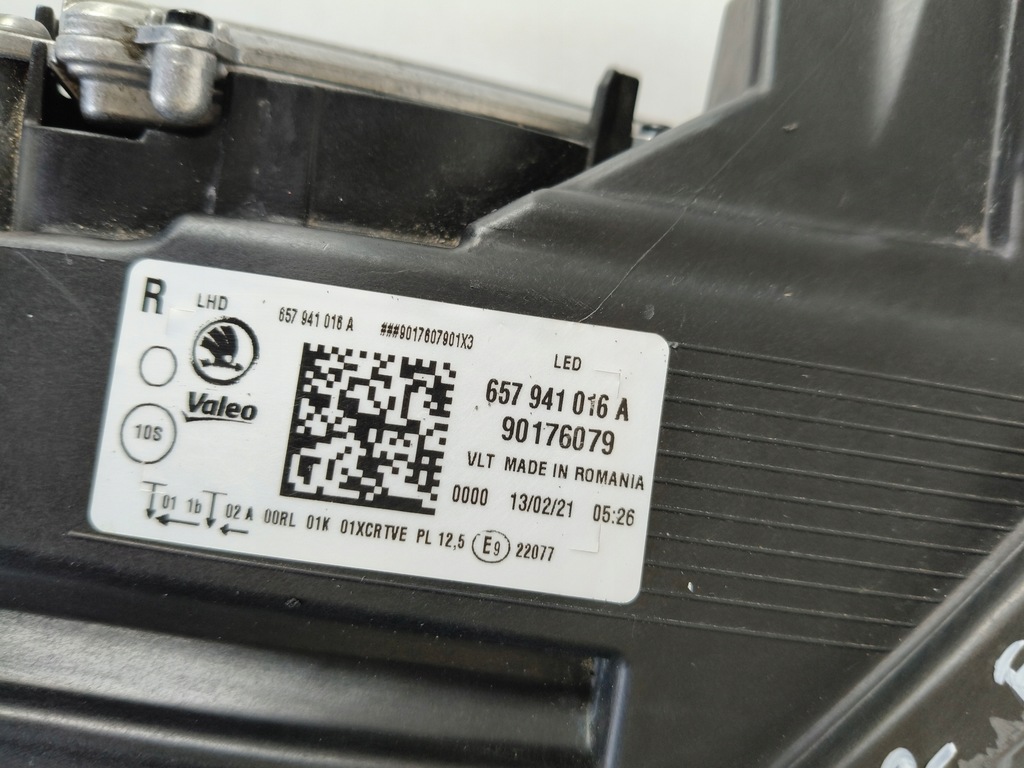 фото №9, Лампа правая фара skoda scala 657 18- full led