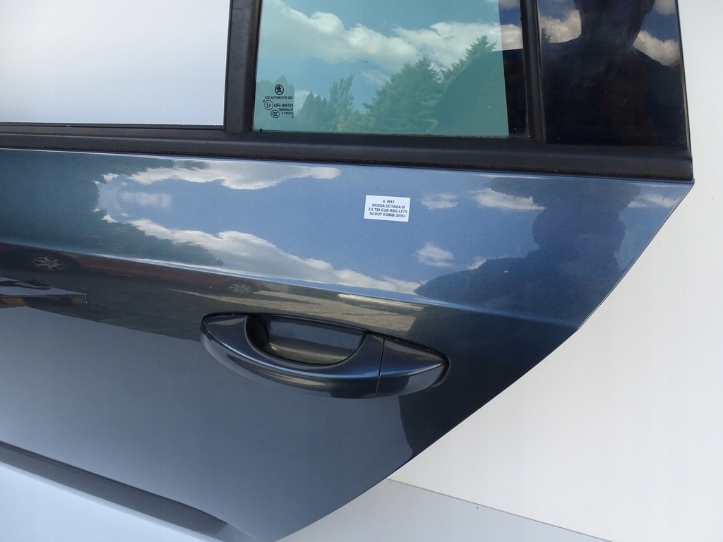 фото №8, Дверь левый задняя левая задние lf7y skoda octavia iii 5e kombi scout 12-17r