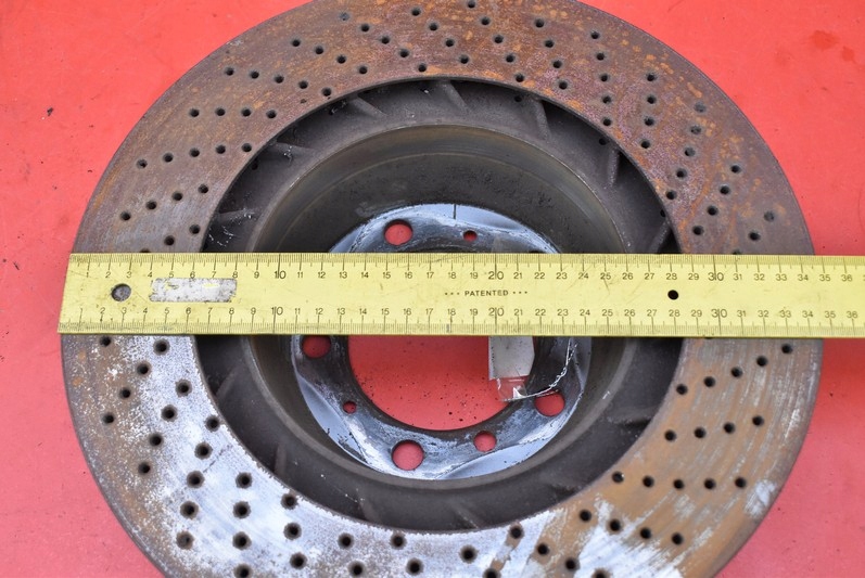 фото №9, Диск тормозная задняя porsche 911 997 3.8 turbo 10r