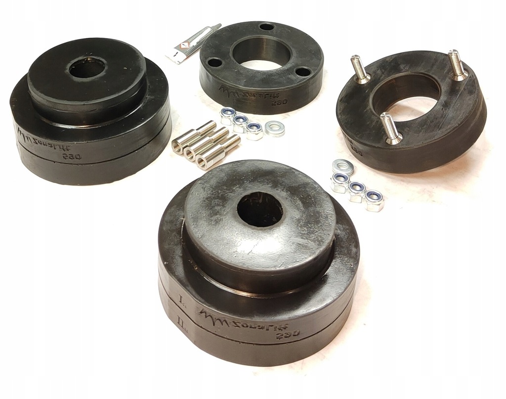 фото №15, Mitsubishi pajero 4 p4 v80 iv прокладки pod пружины 50mm lift 2cale