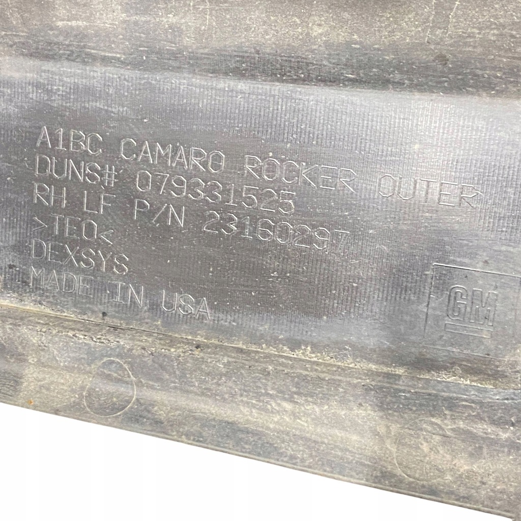 фото №11, Chevrolet camaro 2021 правая сторона накладки пороговые, накладки