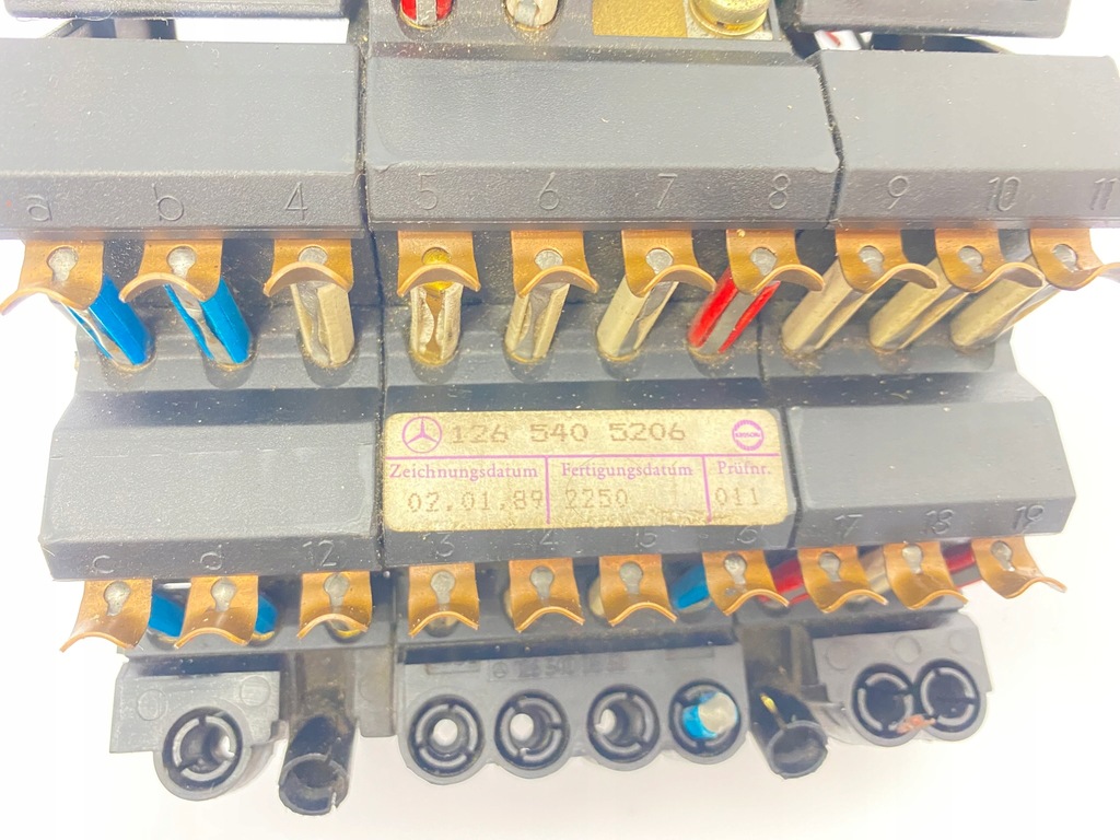фото №13, Коробка предохранителей mercedes w126 se sel sec 1265454140 1265405206