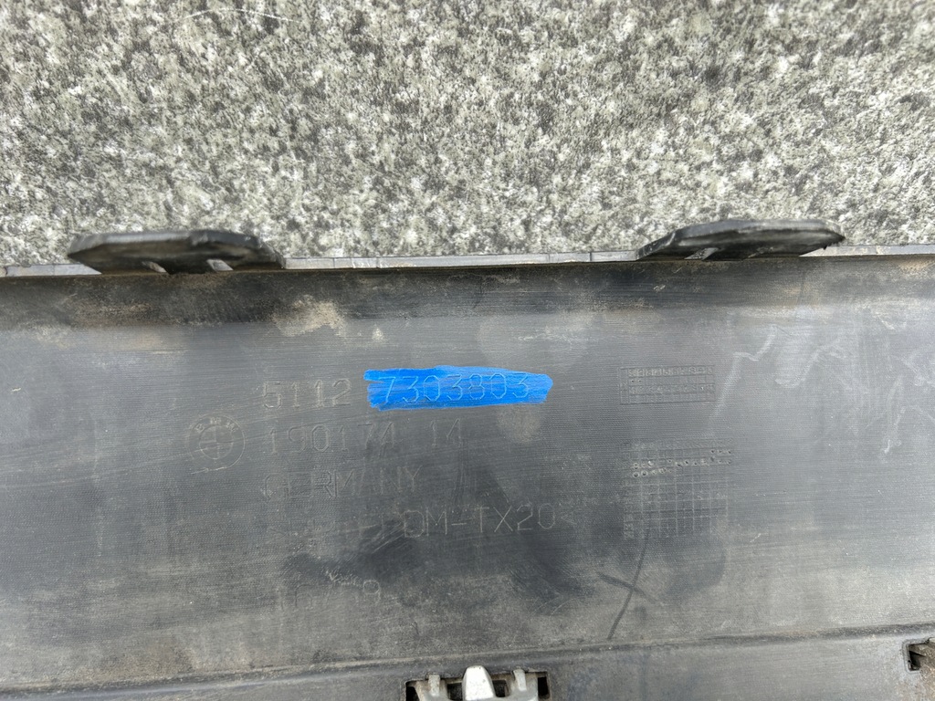 фото №7, Спойлер бампера задня bmw x1 e84 lift pdc 7303803 7303805