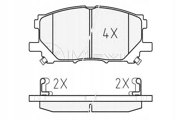 фото №1, Meyle тормозные колодки тормозные lexus rx 450h awd ggl1_. g
