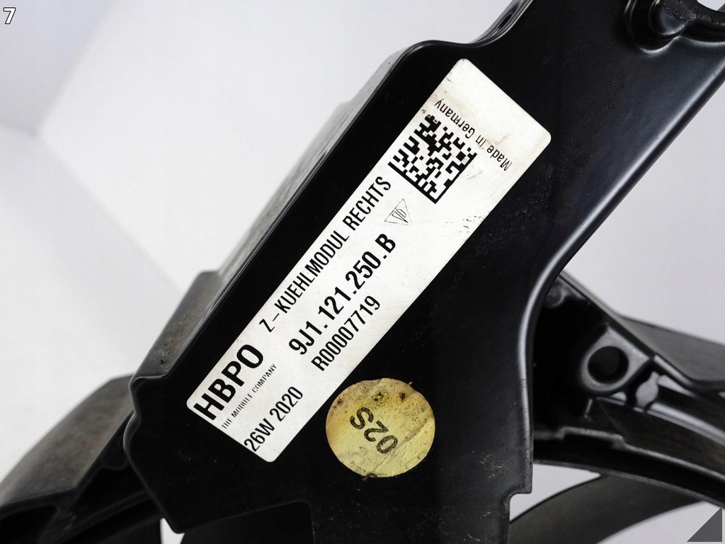 фото №8, Porsche taycan 9j1 audi e-tron gt rs 4j3 вентилятор вентилятор корпус правий