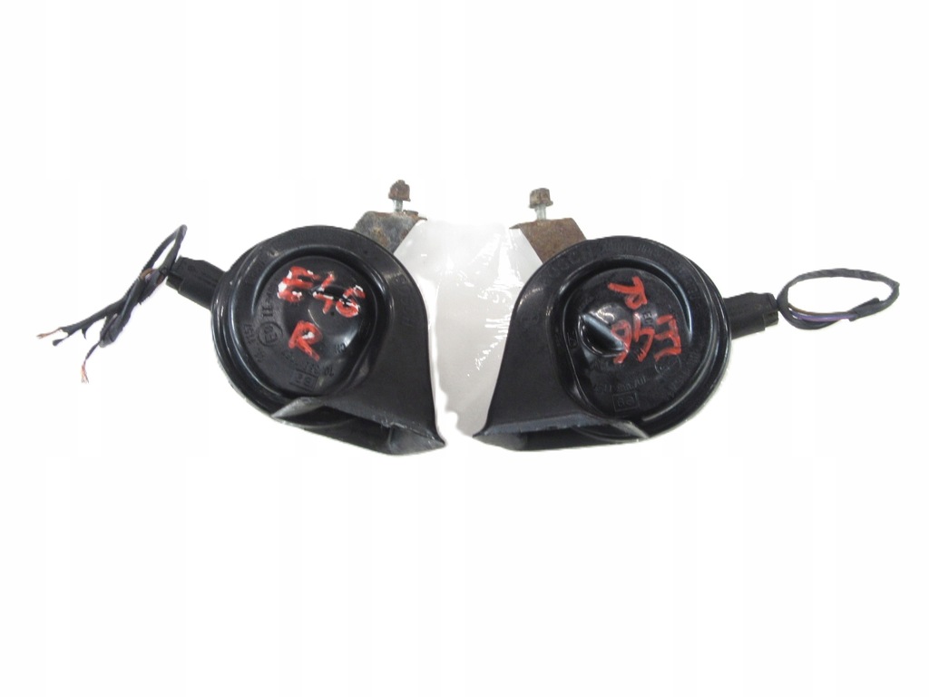 фото №1, Клаксон сигнал кронштейн bmw e46 2szt. комплект штекер