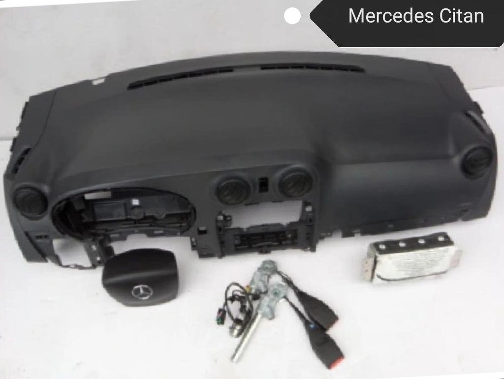 фото №1, Mercedes citan приборная панель подушка безопасности натяжители