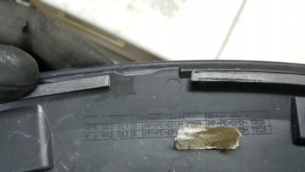 фото №12, Молдинг крила лівий задня audi q8 4m8853817d демонтаж