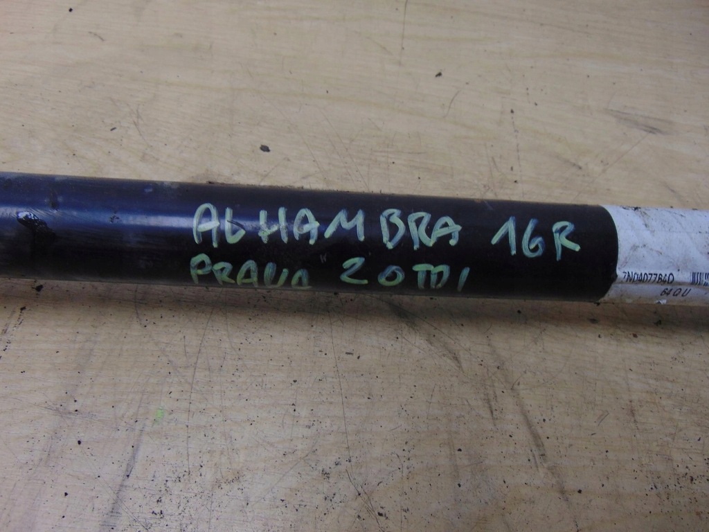 фото №4, Приводной вал правая перед seat alhambra 7n 2.0 tdi