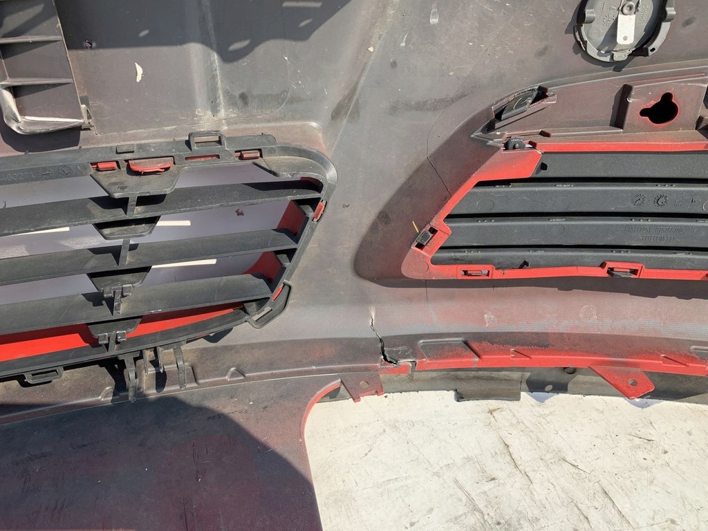 фото №9, Opel astra iii h бампер перед передний красный