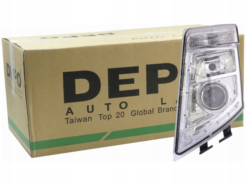 фото №1, Лампа фара лівий volvo fm 10- fh 08- fh 08-