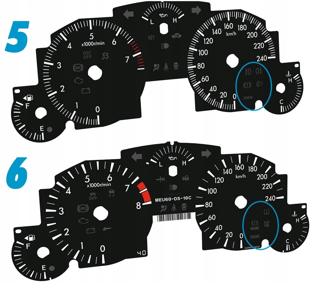 фото №7, Mazda mx-5 - замінник диск спідометра moman