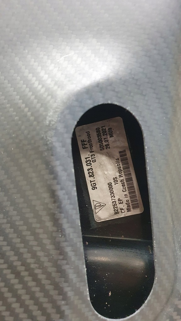 фото №13, Капот крышка двигателя porsche 911 992 gt3 карбон 9gt823031