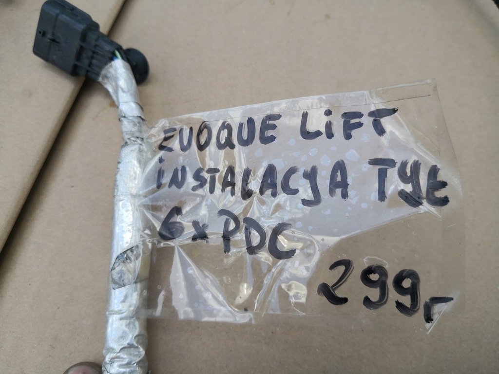 фото №7, Evoque lift l551 электропроводка бампера заднего 6xpdc