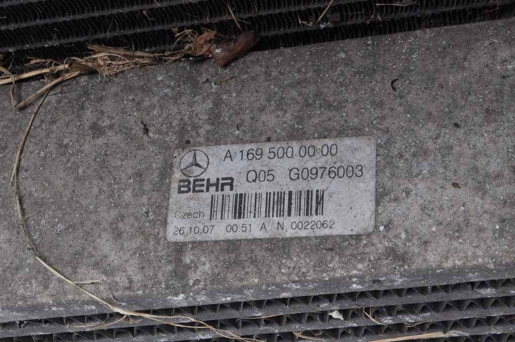 фото №15, Mercedes klasa b w245 радіатор комплект a1695003004 a1695000200 a1695000000