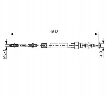 Купити Bosch трос гальма 1 987 477 162