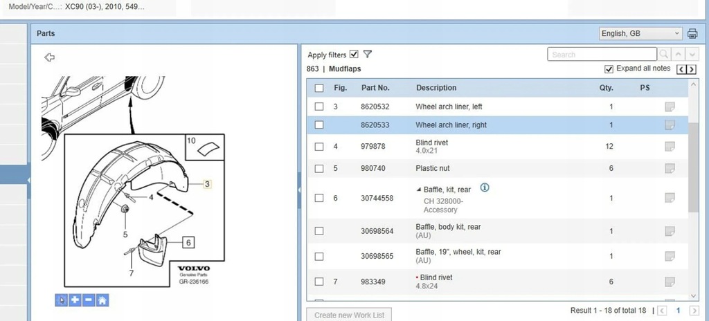 фото №6, Volvo xc90 2010 захист бризковики