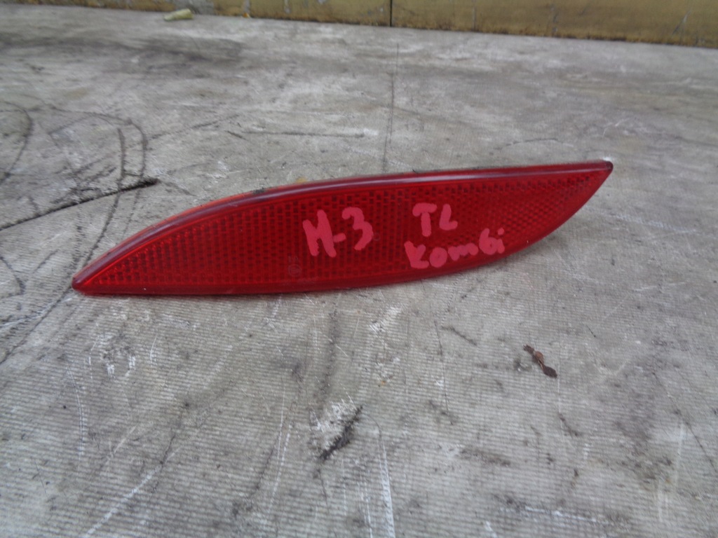 фото №1, Отражатель бампера задняя левый renault megane 3 iii kombi