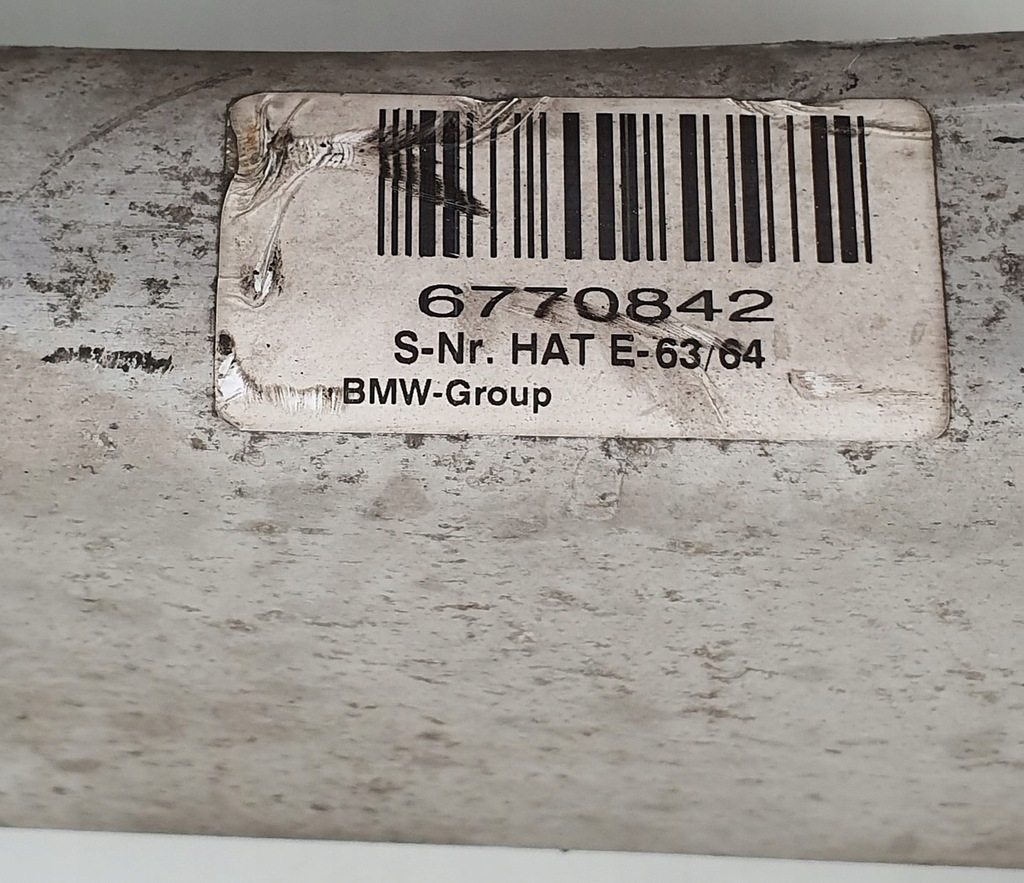 фото №6, Підрамник підрамник балка поперечина задня bmw 6 e63 6770842