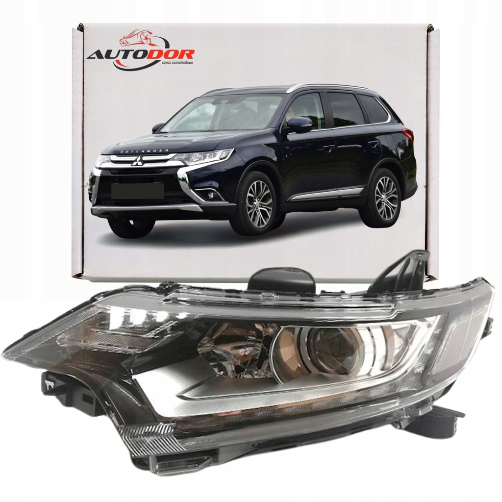 фото №1, Mitsubishi outlander iii 3 фара лампа передняя левая свет led