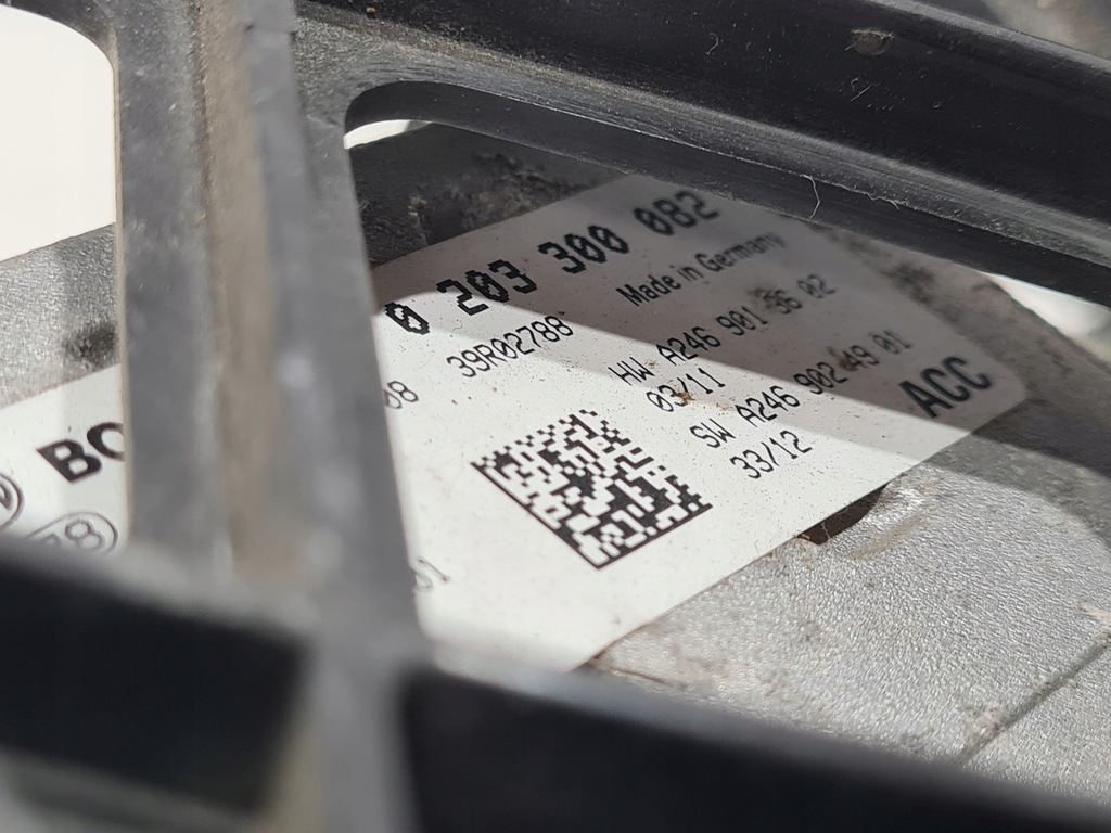 фото №8, Mercedes b-klasa w246 радар distronic a2469013602 0203300082