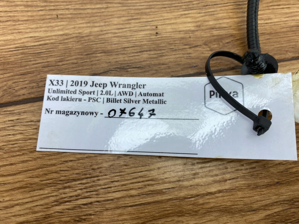 Шланг датчик тиску оливи 2.0t 4xe jeep wrangler jl 2018+ америка Зі Шроту