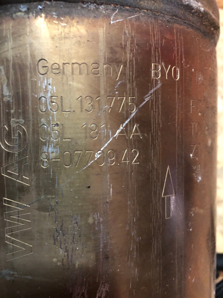 фото №4, Audi a6 a7 c8 4k катализатор dpf 2,0 tdi