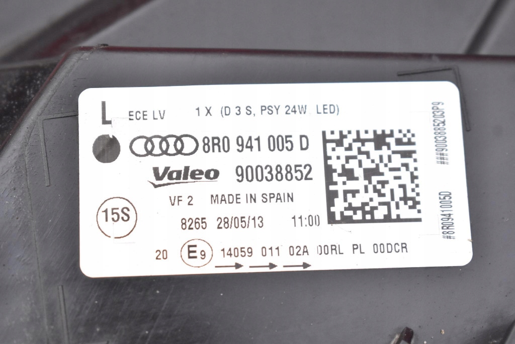 фото №7, Фара левый лампа перед ксенон uk 8r0941005d audi q5 8r lift 12-17