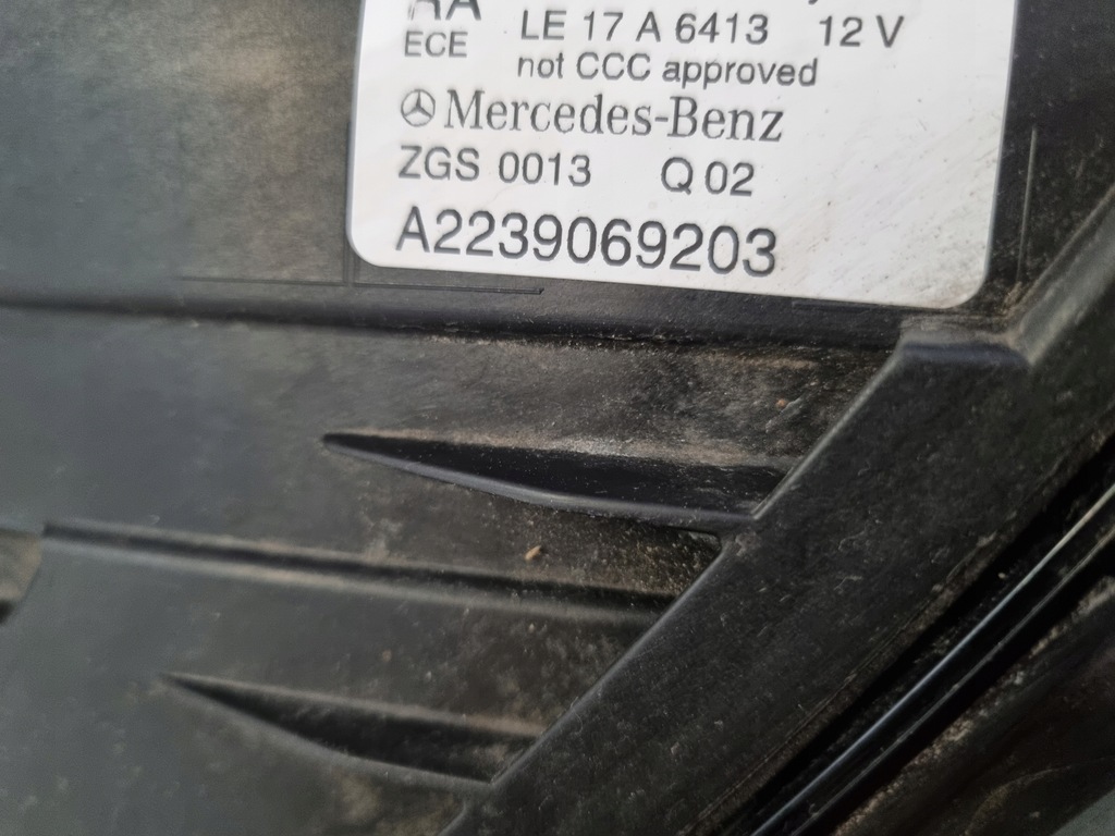 фото №10, Mercedes s w223 лампа лампы перед комплектная левая digital light