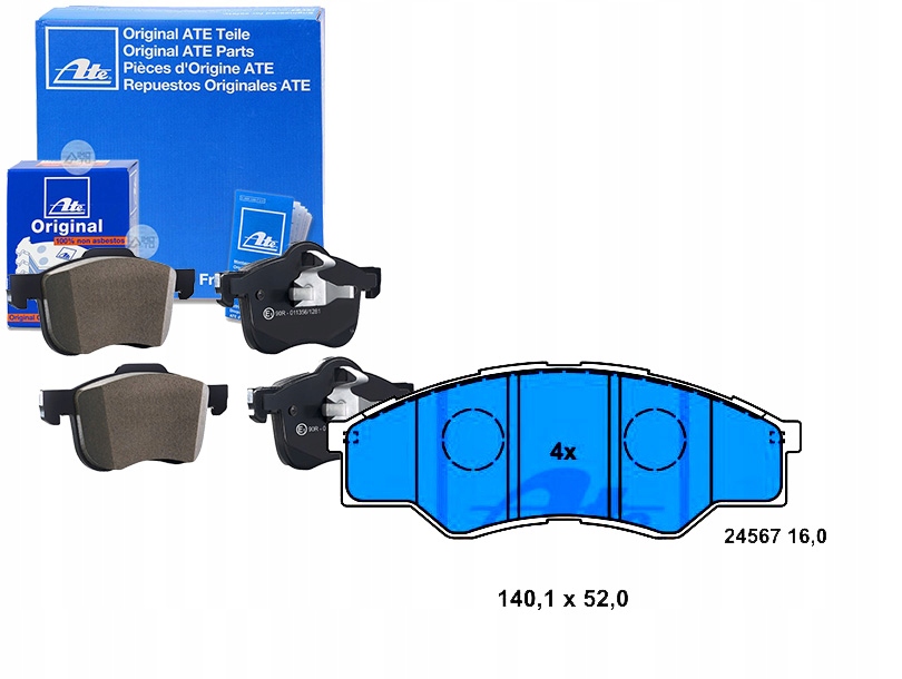 фото №1, Гальмівні колодки гальмівні toyota hilux vii 2.5d 11.04-05.15