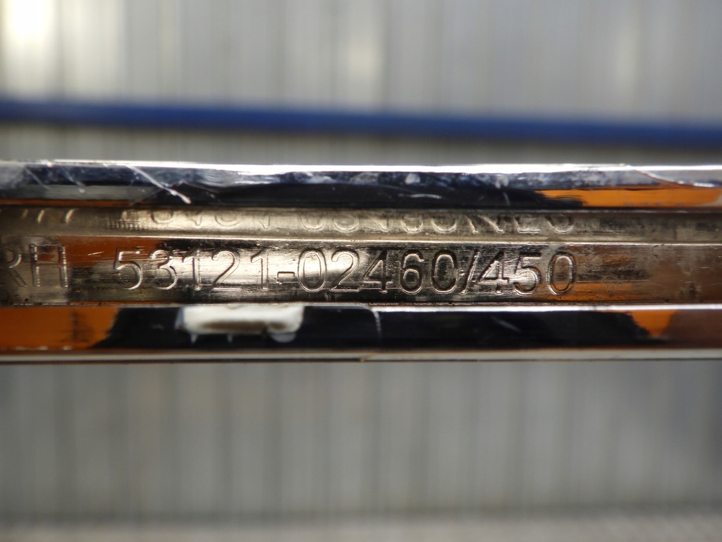 фото №10, Молдинг хром правый перед toyota corolla e21