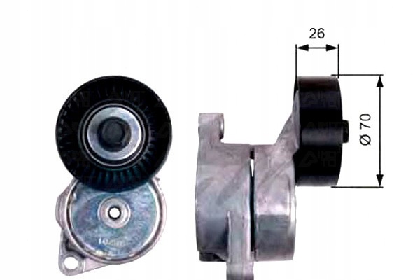 фото №1, Натягувач ремінь багаторучейковий bmw 3 e36 3 e46