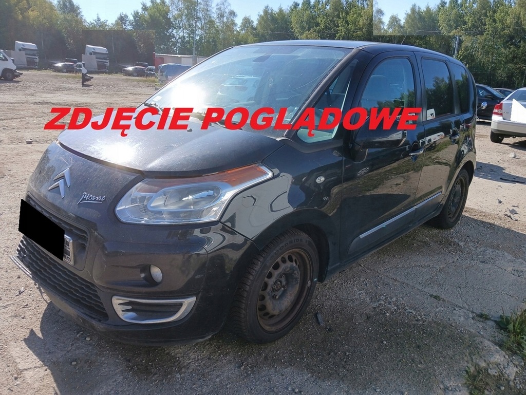 фото №16, Двері праве передні перед чорні citroen c3 picasso 08- лак: exld 120um