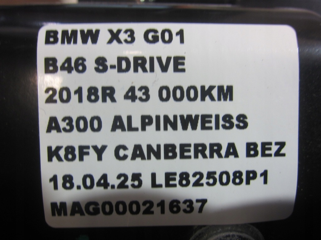 фото №9, Bmw x3 g01 g02 x4 подушка коленная левая 79363843 72129363843 оригинал usa