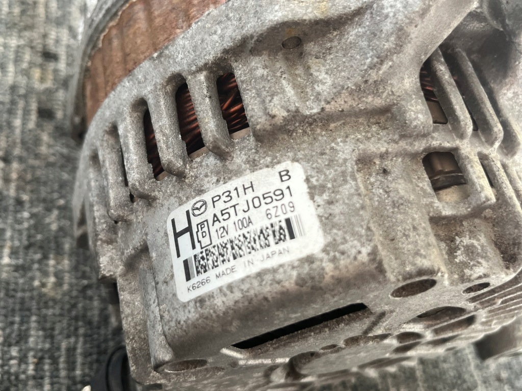 Mazda vi 6 рестайлинг  2.0 генератор комплектный  оригинал европа Доставка