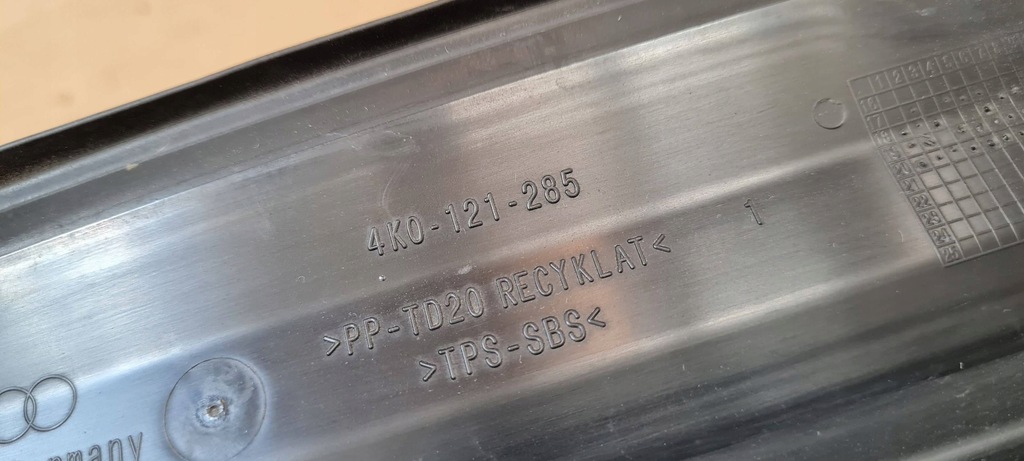 фото №8, A6 c8 4k впуск воздуховод воздуха поперечина передний 4k0121285 a7 4k