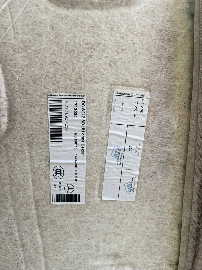 фото №13, Mercedes w212 kombi потолок alcantara люк