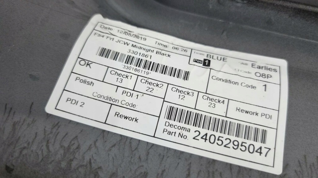 фото №10, Mini clubman f54 jcw 2015- бампер передний перед 7376375