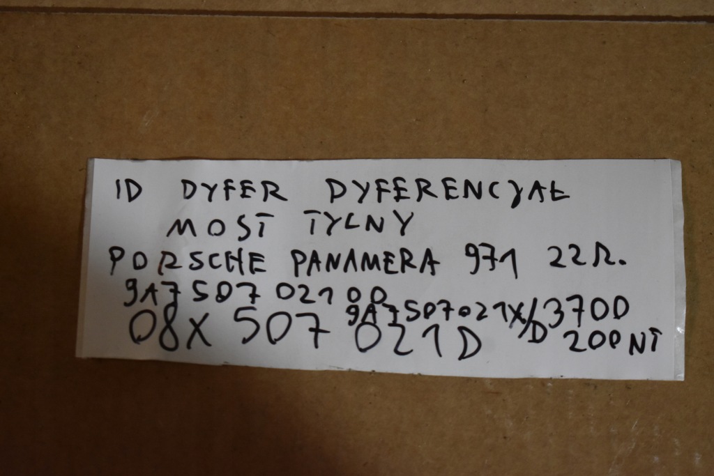 фото №6, Idealny диференціал диференціал міст задній porsche panamera 971 22r. 1